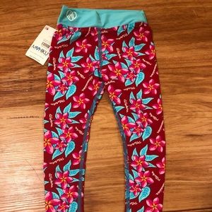 Mahiku kids girls swim leggings sun protection size 4